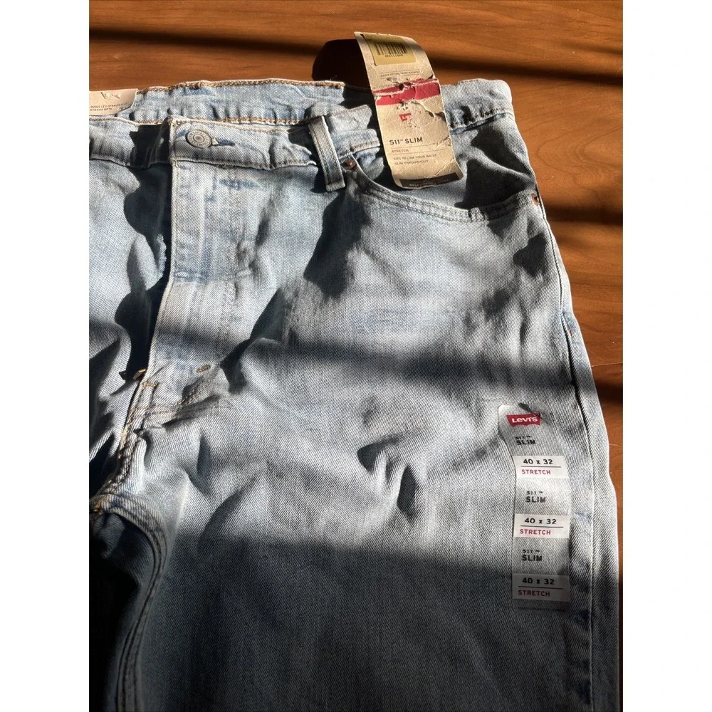 Levi's Men's 511 Slim Fit Jeans Blue Stone 40W x 32L 045111432